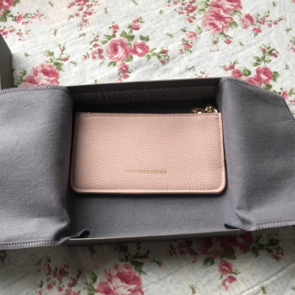 McQueen Zip Cardholder